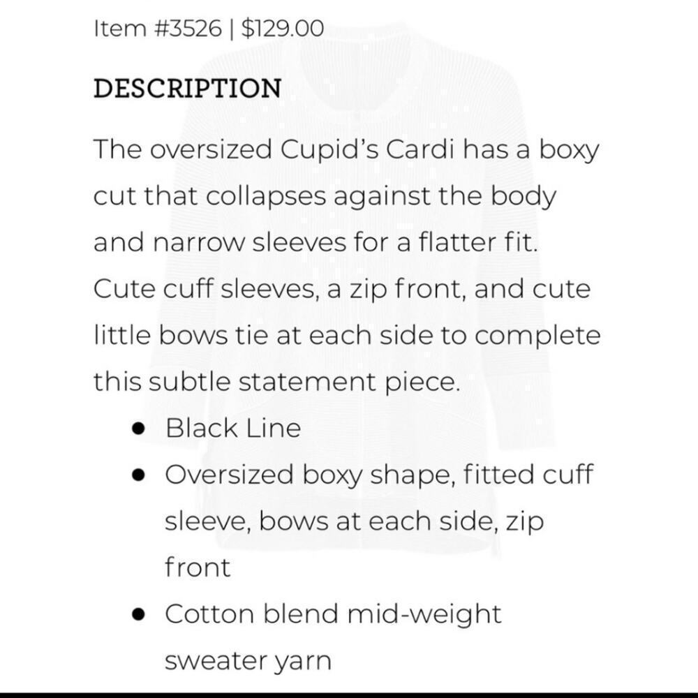 Cabi Cupid’s Cardigan Small - Picture 7 of 13